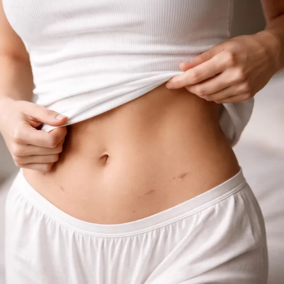 Blizny po laparoskopii
