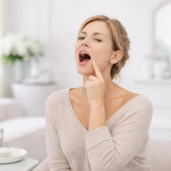 Krosty w jamie ustnej