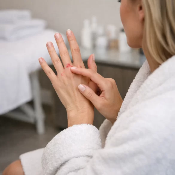 Krosty między palcami u rąk