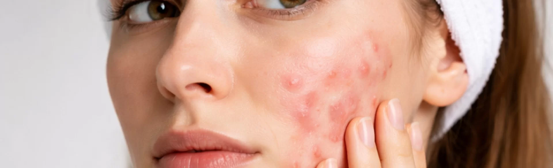 Pryszcze głęboko pod skórą