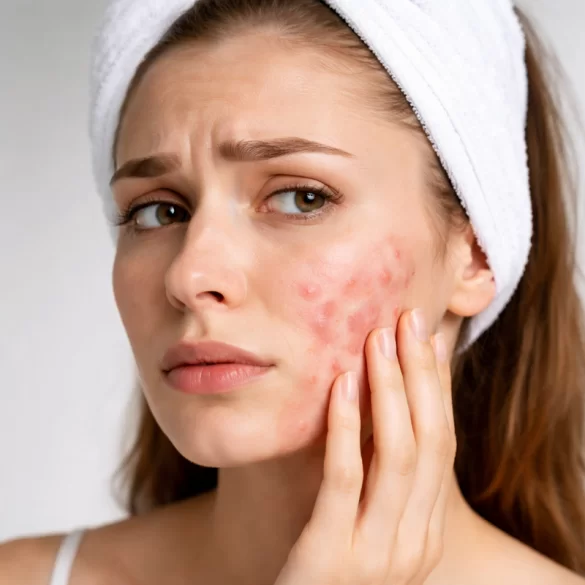 Pryszcze głęboko pod skórą