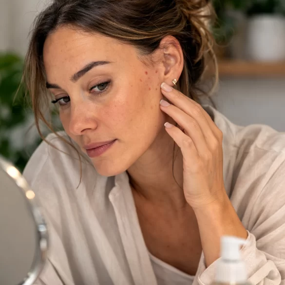 Pryszcze przy uszach