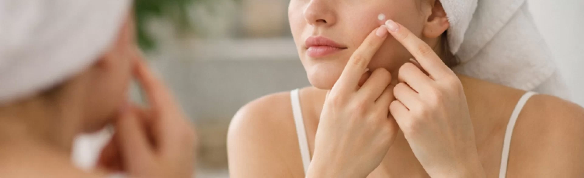 Pryszcze z białym czubkiem