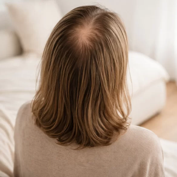 Rzadkie włosy na głowie