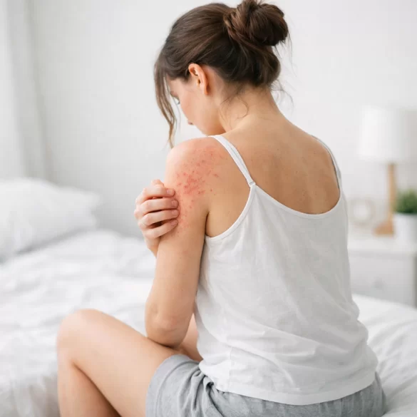 Swędzące krosty na ciele