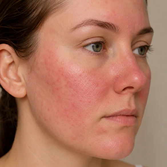 Trądzik różowaty (rosacea)